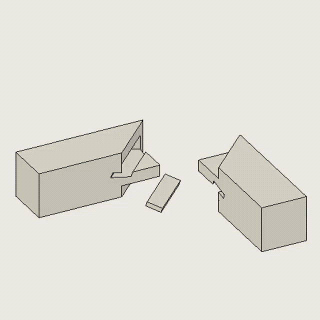 地 狱 " 榫 头一位日本人利用 3d 软件技术模拟创建了细木工工艺结构